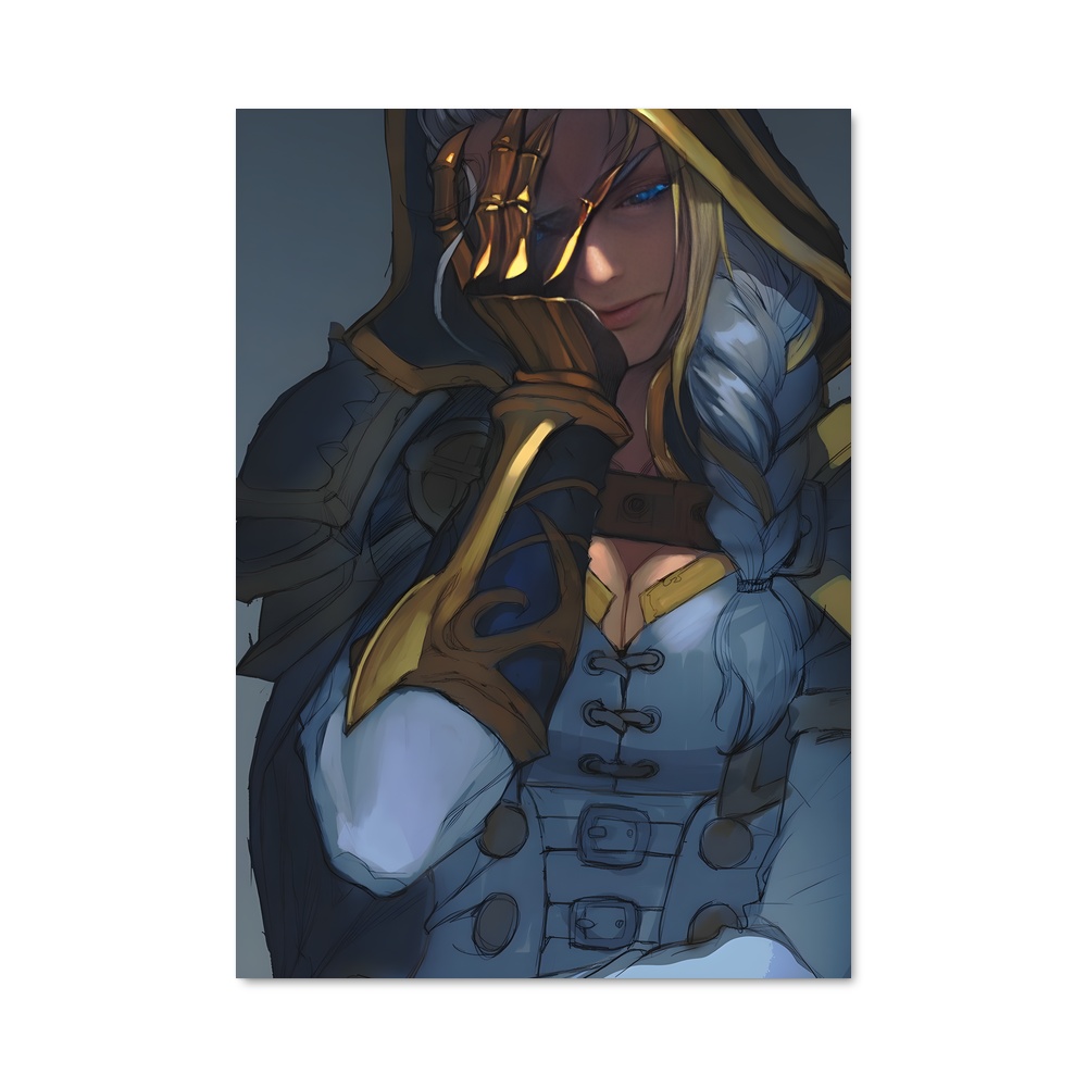 Poster Jaina en Hoodie – affiche World of Warcraft